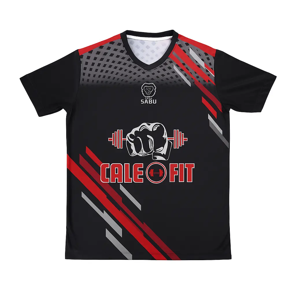 Remera Caleofit - Negro